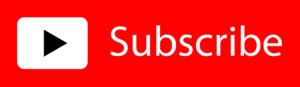 Red button with white text reading "Subscribe on YouTube", designed as a call-to-action for Curiosity AI channel