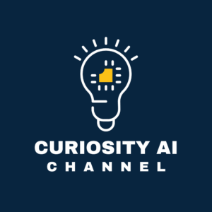 Curiosity AI logo – a light bulb with a digital circuit chip in the center, symbolizing knowledge and artificial intelligence
