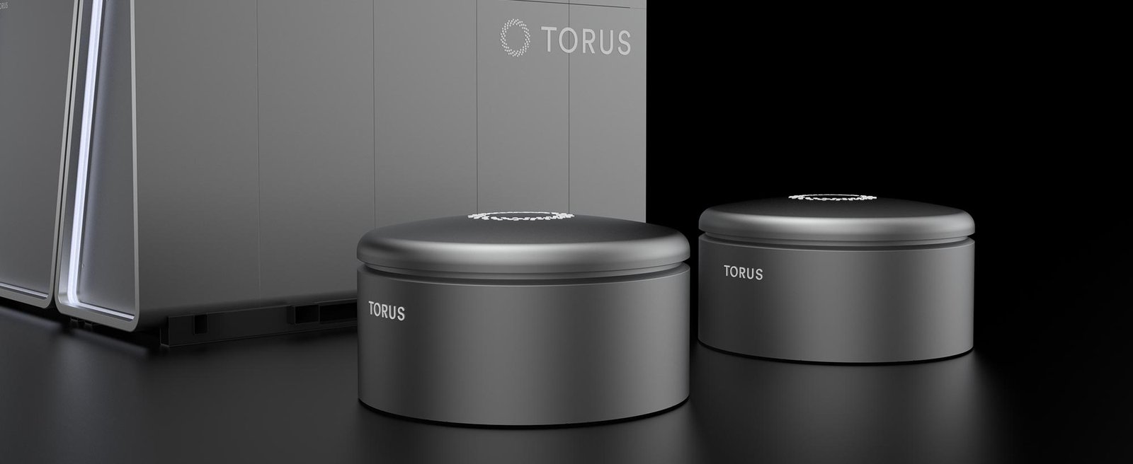Torus Nova energy storage system combining flywheel and chemical batteries for faster discharging rates, lower costs, and enhanced grid compatibility.